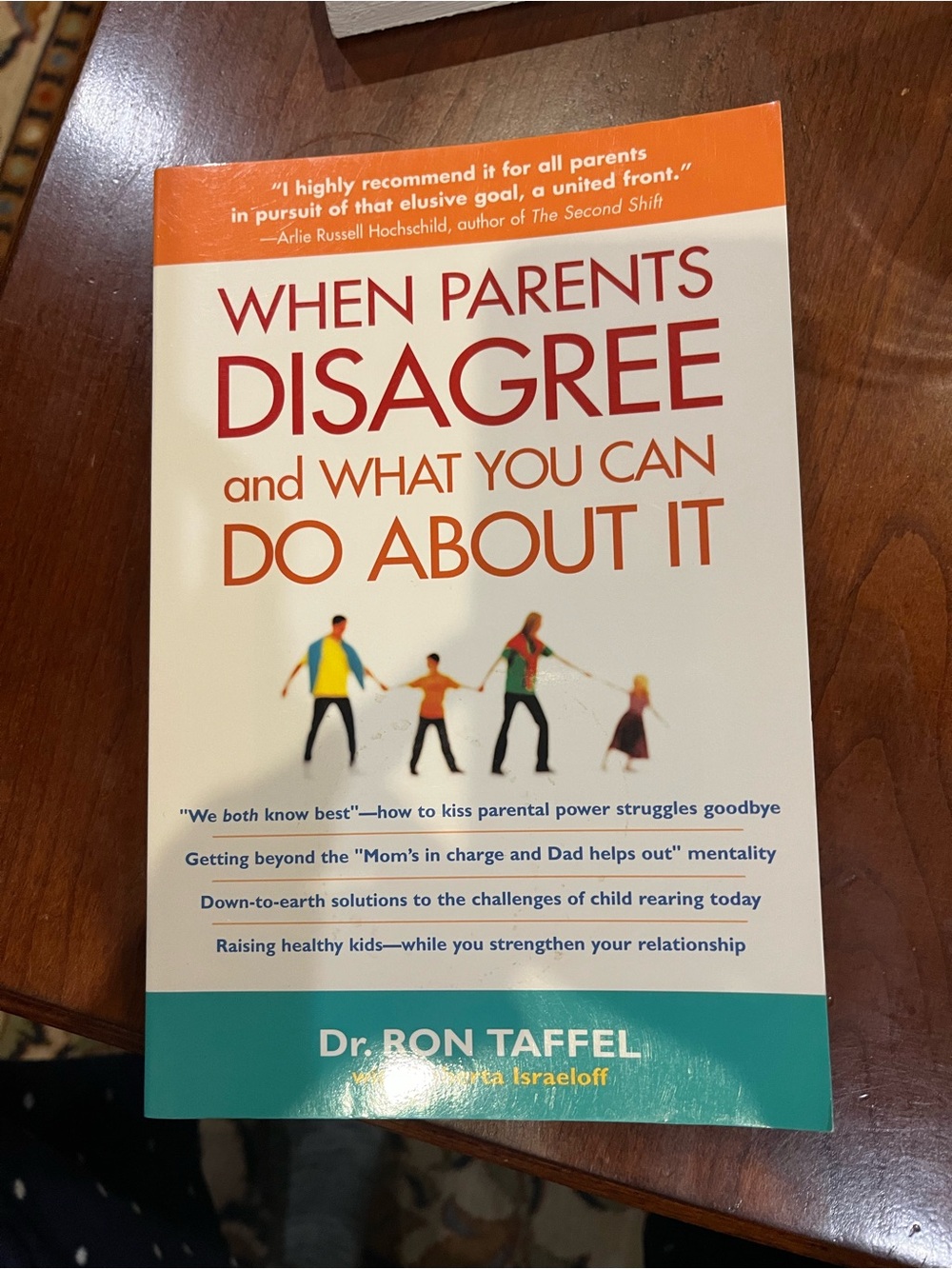 When Parents Disagree - Parenting Guide Book in White and Teal